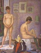 Georges Seurat The Post of Woman china oil painting artist